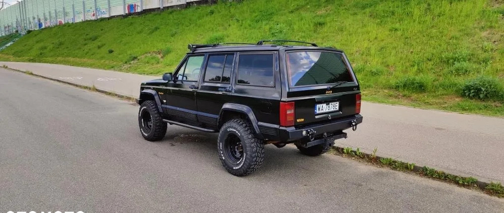 Jeep Cherokee cena 34500 przebieg: 227365, rok produkcji 1996 z Warszawa małe 379